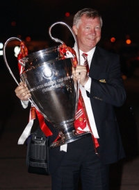 Sir Alex Ferguson, tren&eacute;r Manchesteru United